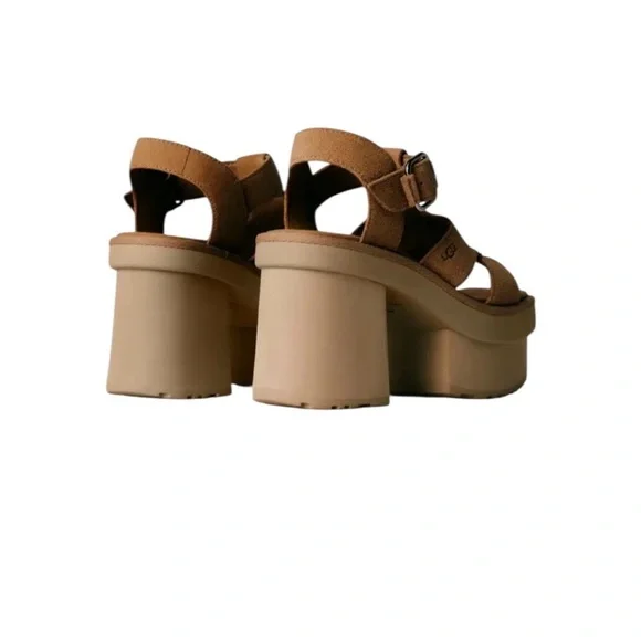 UGG Height Women's Platform T-strap Sandals - Picture 3 of 14